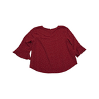Blusa Tommy Hilfiger Xxl Roja Con Figuras Manga 3/4