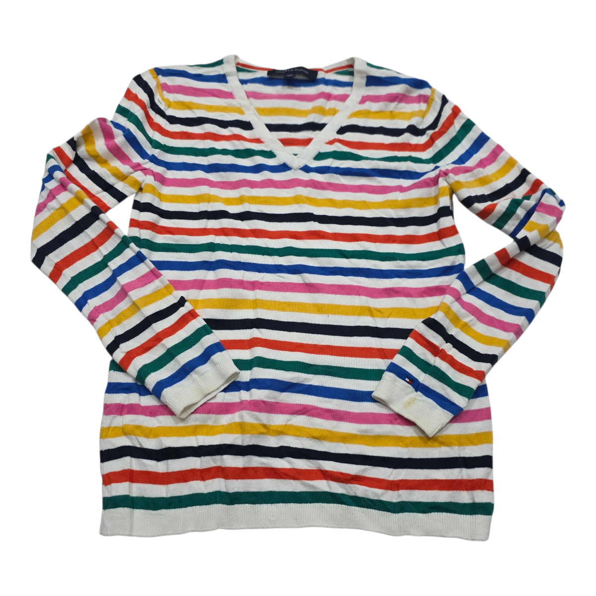 Sueter Tommy Hilfiger Chico S Multicolor De Mujer