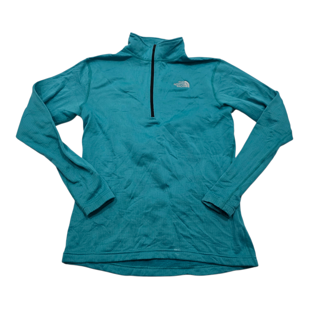 Sudadera Fleece The North Face Mujr Azul Turquesa M Half Zip