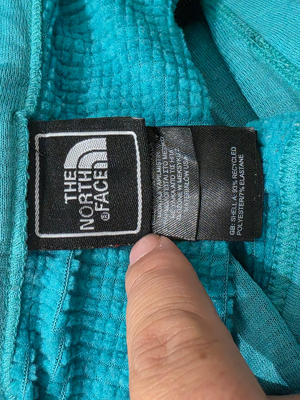Sudadera Fleece The North Face Mujr Azul Turquesa M Half Zip