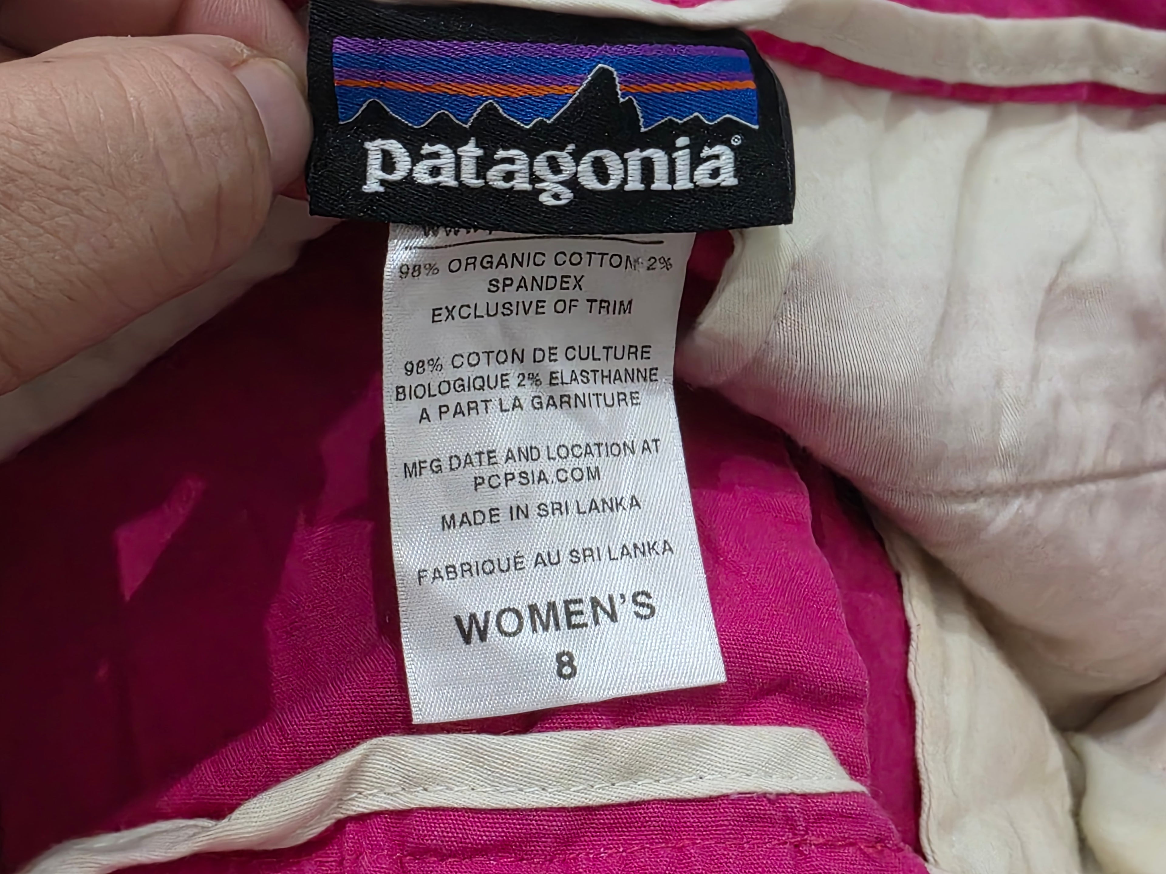 Bermuda Patagonia De Mujer Talla 8 Color Fucsia