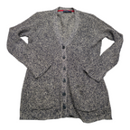 Sueter Ralph Lauren Mediana M Con Botones Gris Jaspeado