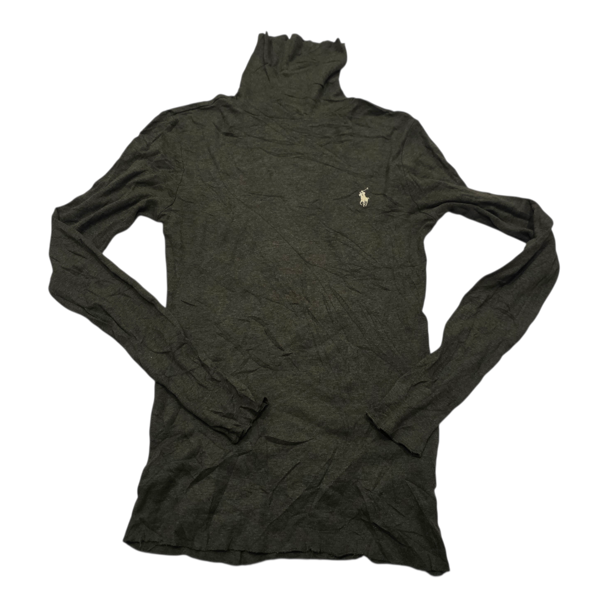 Blusa Turtle Neck Ralph Lauren Mediana M Verde