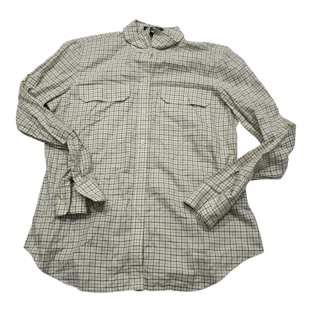 Camisa Ralph Lauren Grande L Beige Cuadros