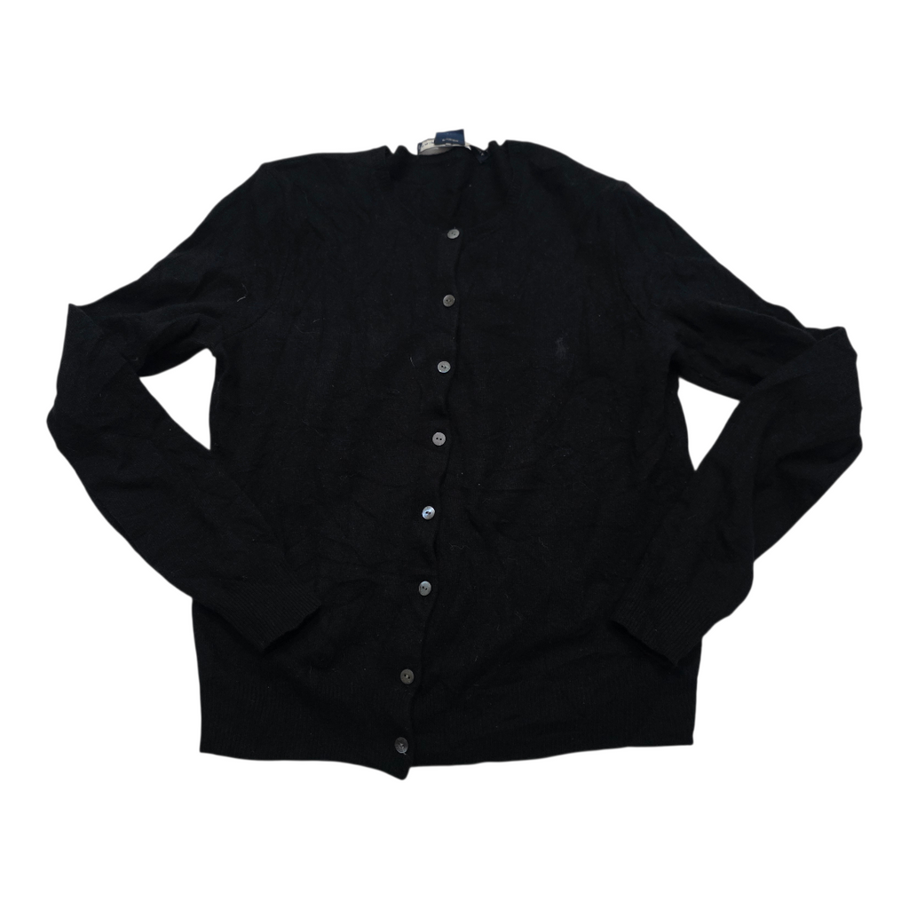 Sueter Ralph Lauren Sport De Lana Grande L Negra Con Botones