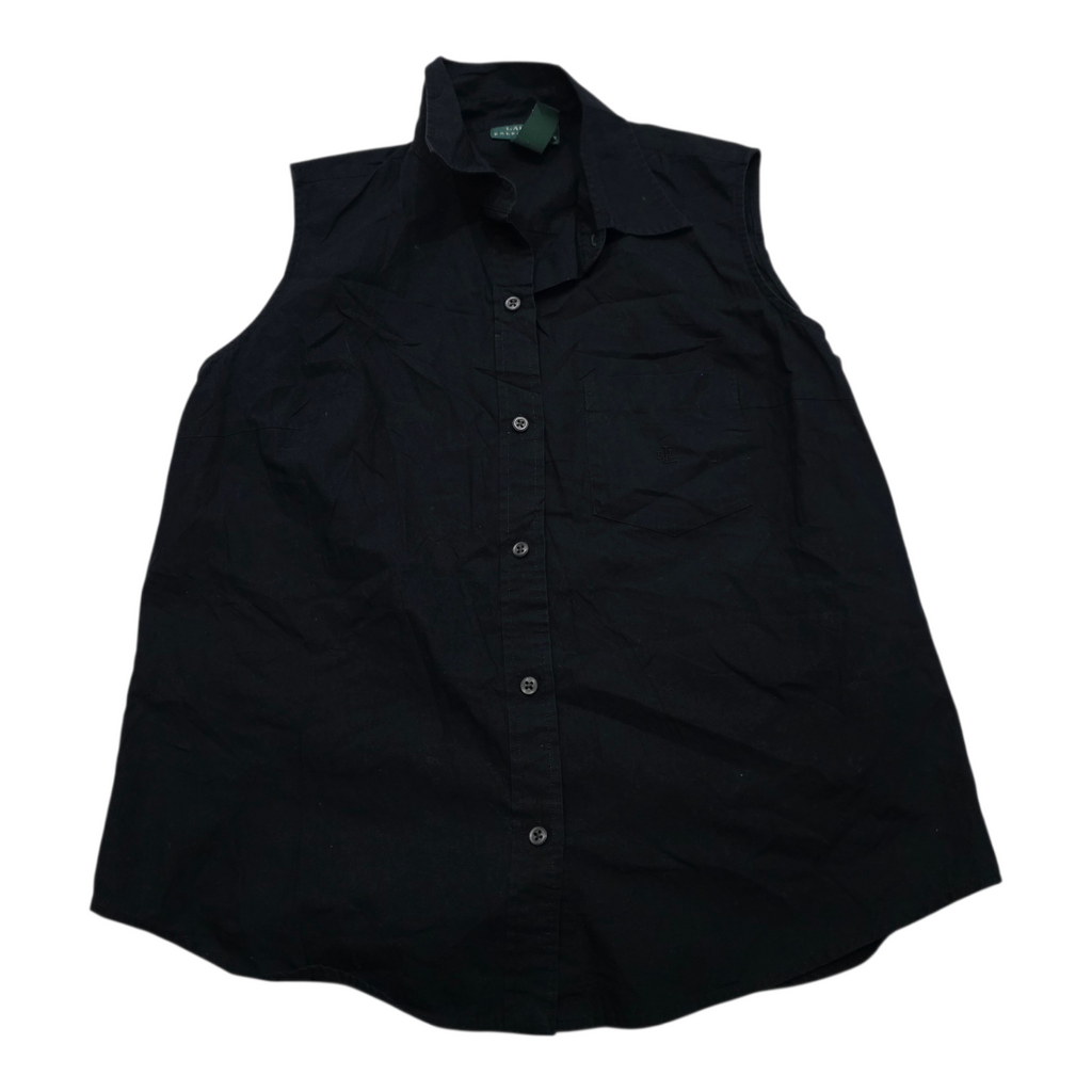 Camisa Ralph Lauren Grande L Sin Mangas Color Negro