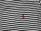 Playera Ralph Lauren Sport Xgrande Xl Rayada Negro/blanco