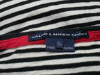 Playera Ralph Lauren Sport Xgrande Xl Rayada Negro/blanco