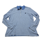 Playera Brooks Brothers D Mujer Xgrande Xl Azul Claro Rayada