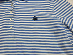 Playera Brooks Brothers D Mujer Xgrande Xl Azul Claro Rayada