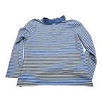Playera Brooks Brothers D Mujer Xgrande Xl Azul Claro Rayada