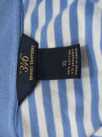 Playera Brooks Brothers D Mujer Xgrande Xl Azul Claro Rayada