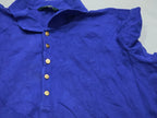 Playera Ralph Lauren Xxl Azul Con Dorado Manga Corta