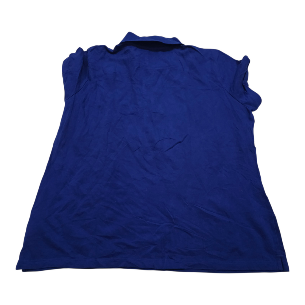 Playera Ralph Lauren Xxl Azul Con Dorado Manga Corta