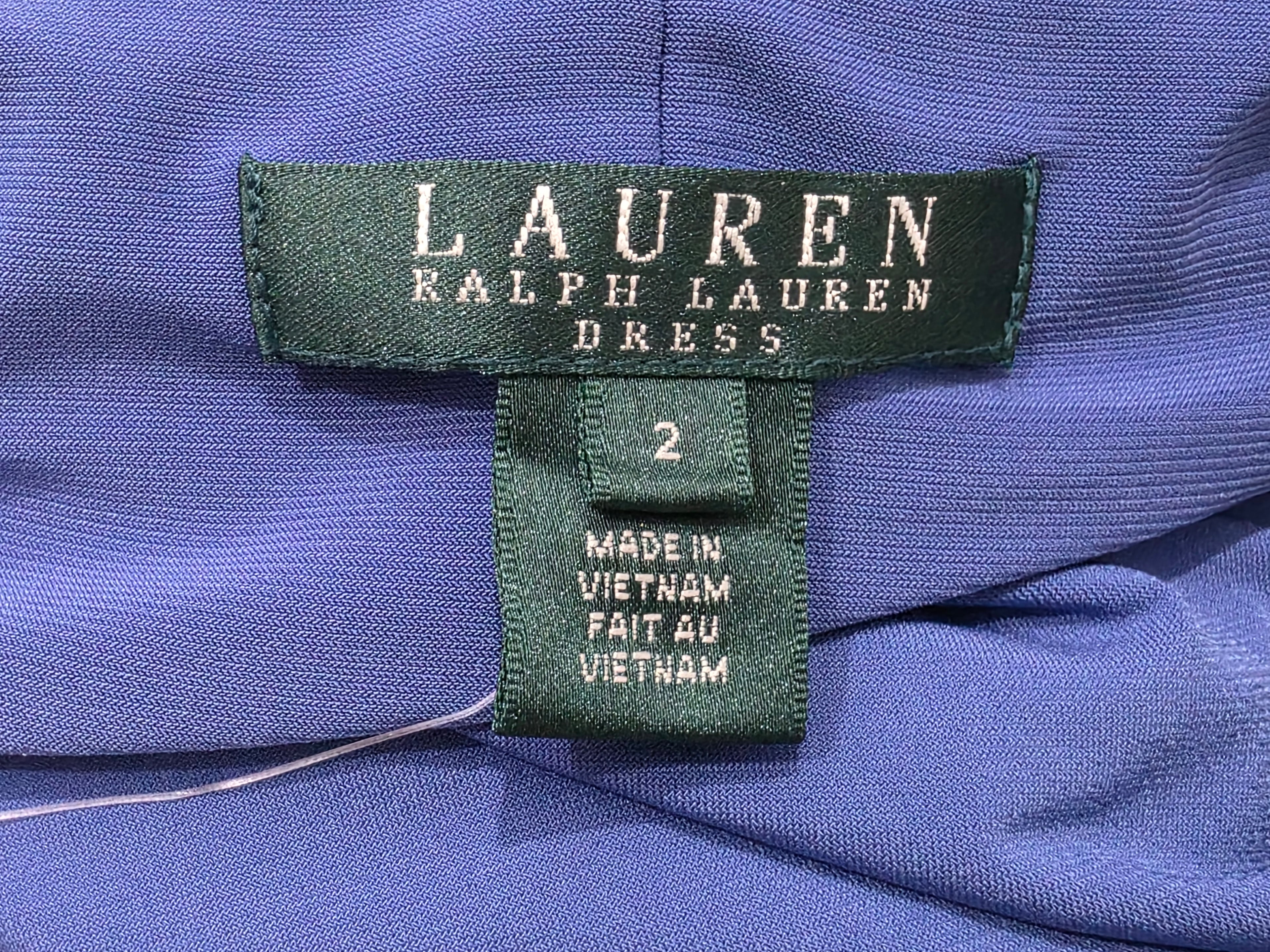 Vestido Ralph Lauren Talla 2 Azul Celeste