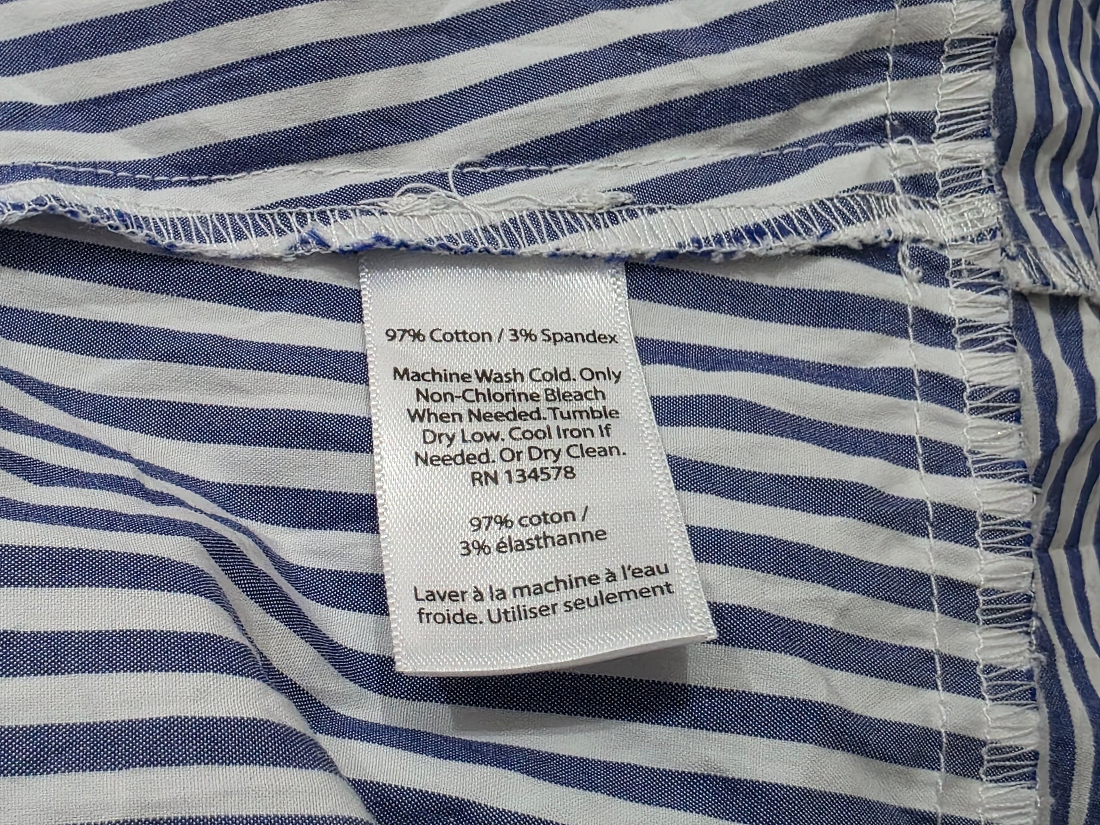 Blusa Vineyard Vines Talla 6 Rayada Sin Mangas