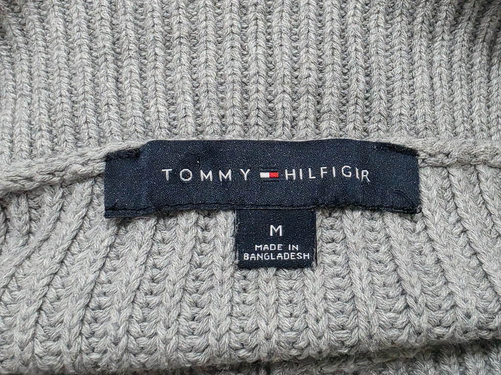 Sueter Tommy Hilfiger Mediana M Plateado De Mujer