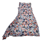 Vestido Ralph Lauren Talla 10 Azul Flores