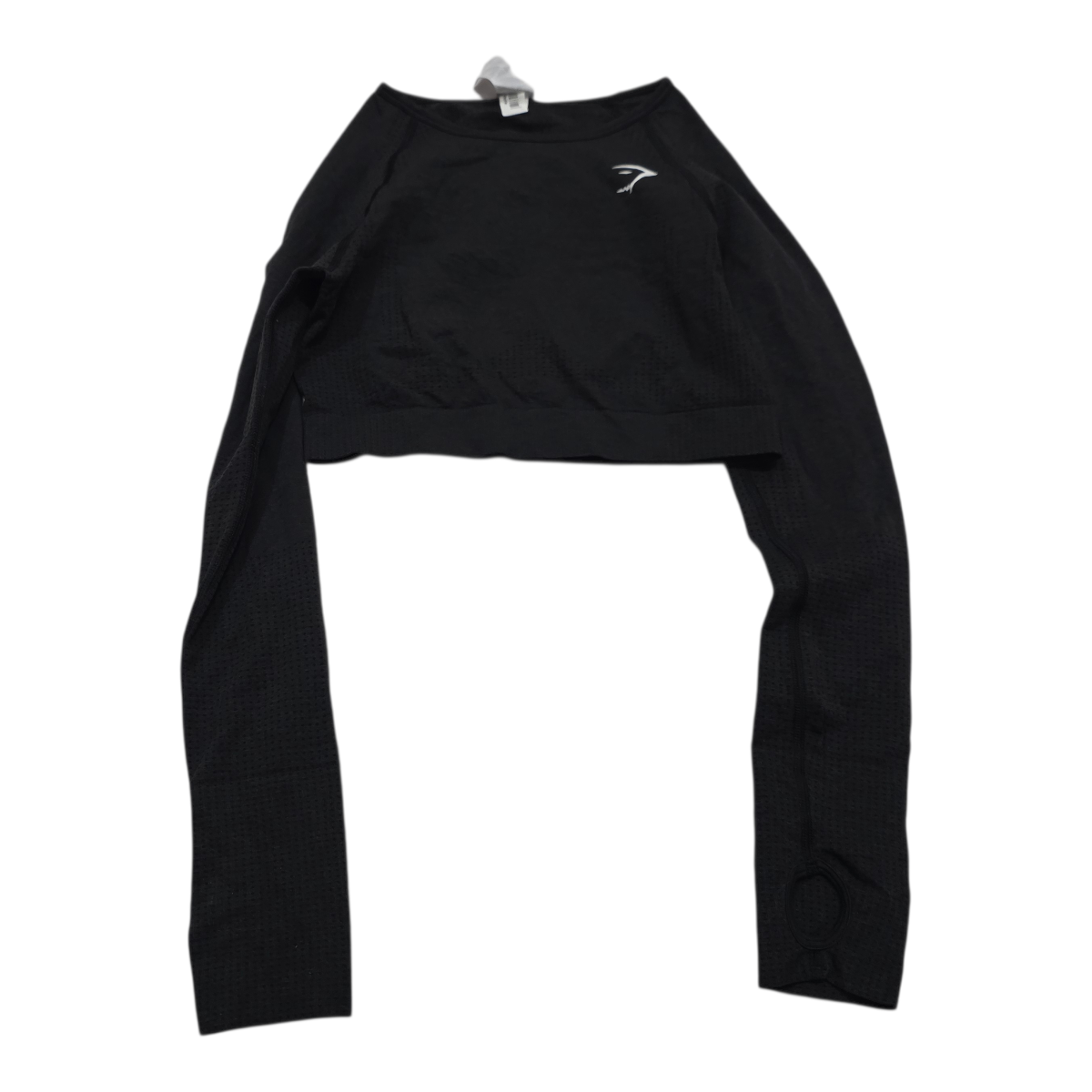 Playera Crop Top Gymshark Mediana M Negro