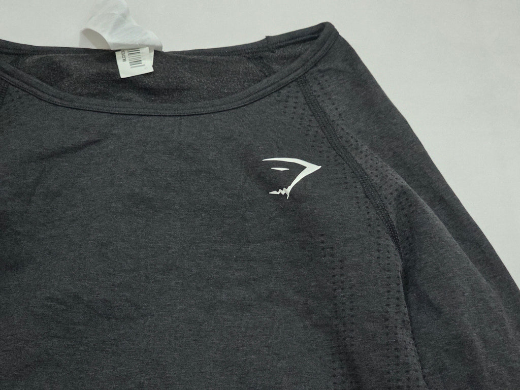 Playera Crop Top Gymshark Mediana M Negro