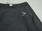 Playera Crop Top Gymshark Mediana M Negro