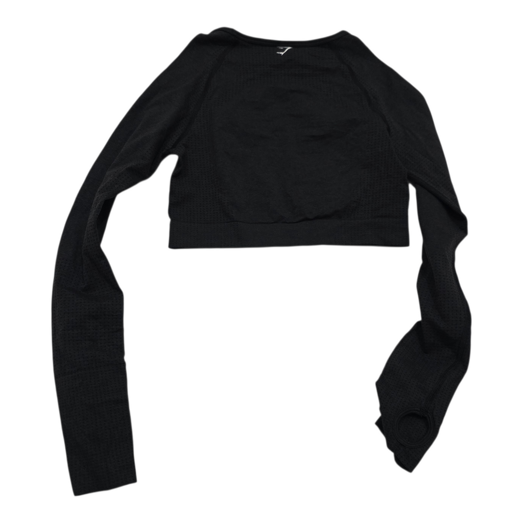 Playera Crop Top Gymshark Mediana M Negro