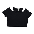 Playera Lululemon Talla 10 Color Negro Crop Top