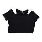 Playera Lululemon Talla 10 Color Negro Crop Top