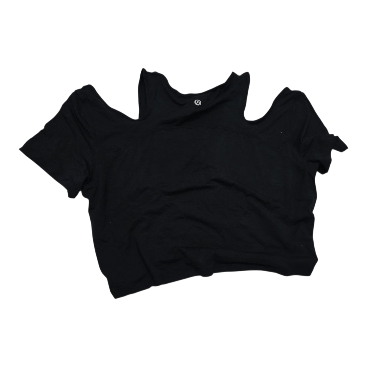 Playera Lululemon Talla 10 Color Negro Crop Top