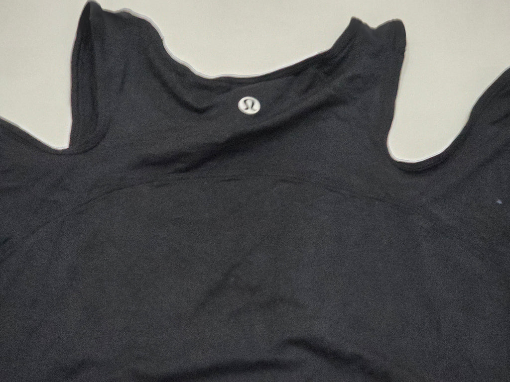 Playera Lululemon Talla 10 Color Negro Crop Top