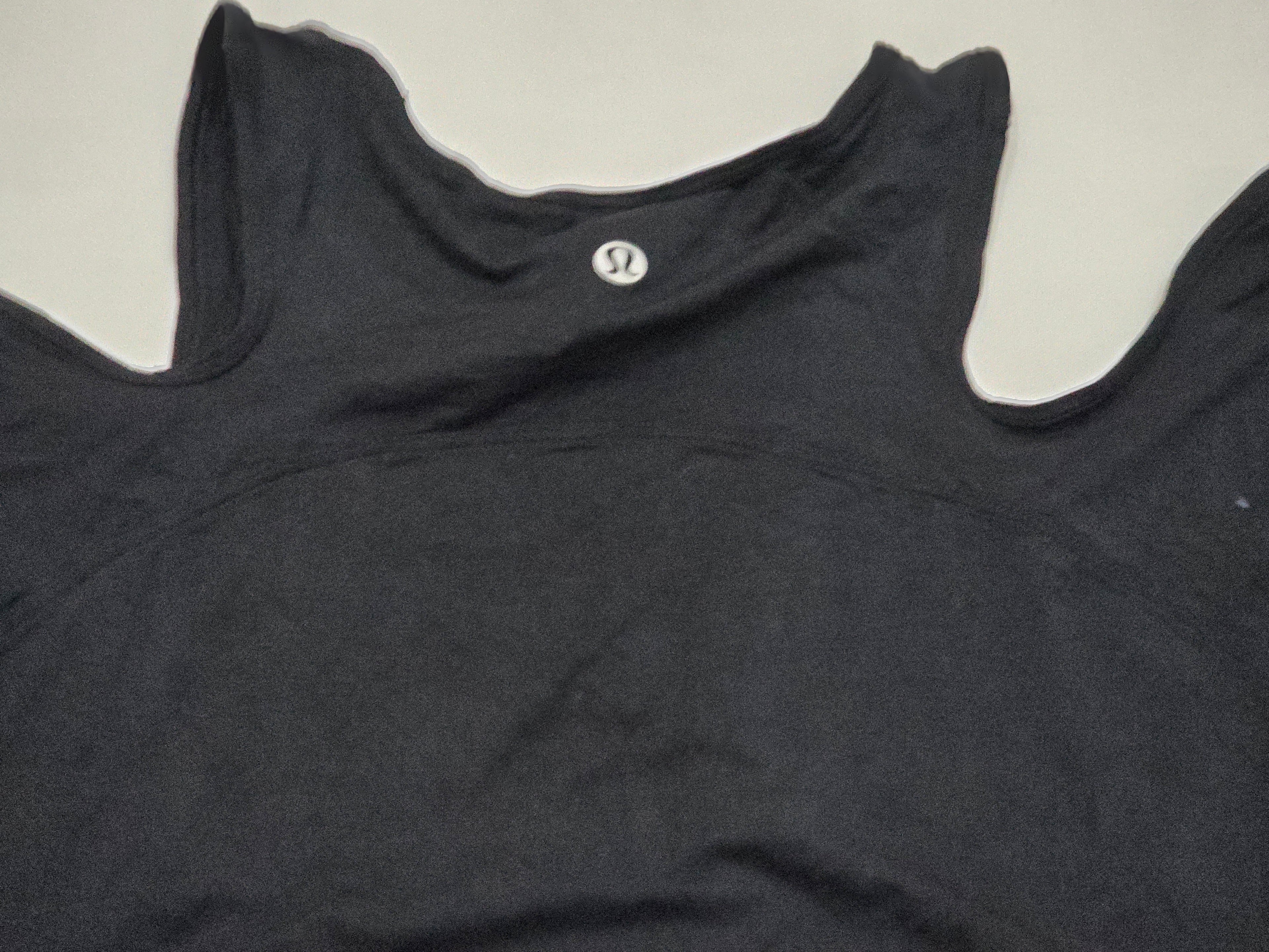 Playera Lululemon Talla 10 Color Negro Crop Top