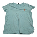 Playera Ralph Lauren Color Menta Pony Naranja