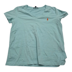 Playera Ralph Lauren Color Menta Pony Naranja