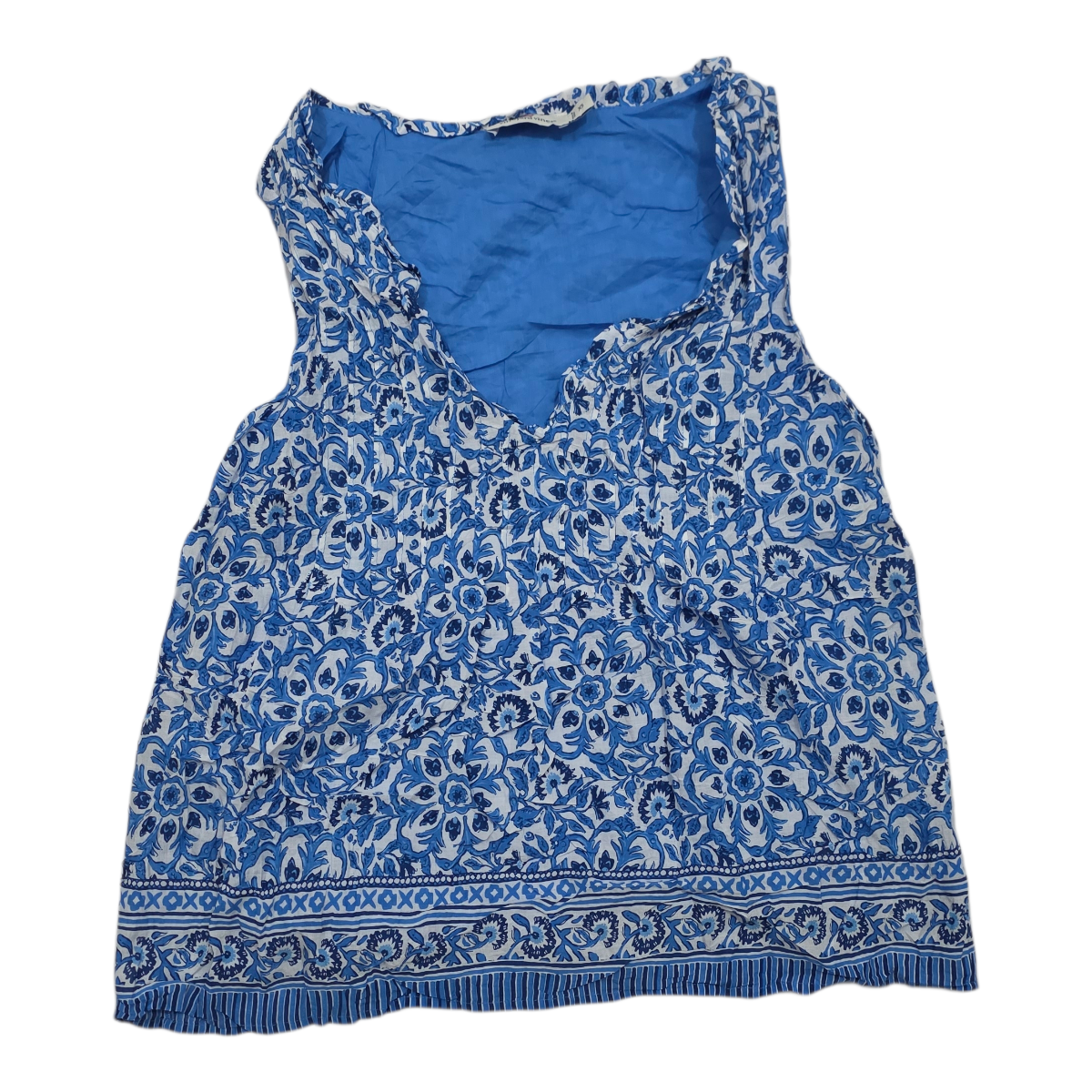 Blusa Vineyard Vines Xchico Xs Azul Flores