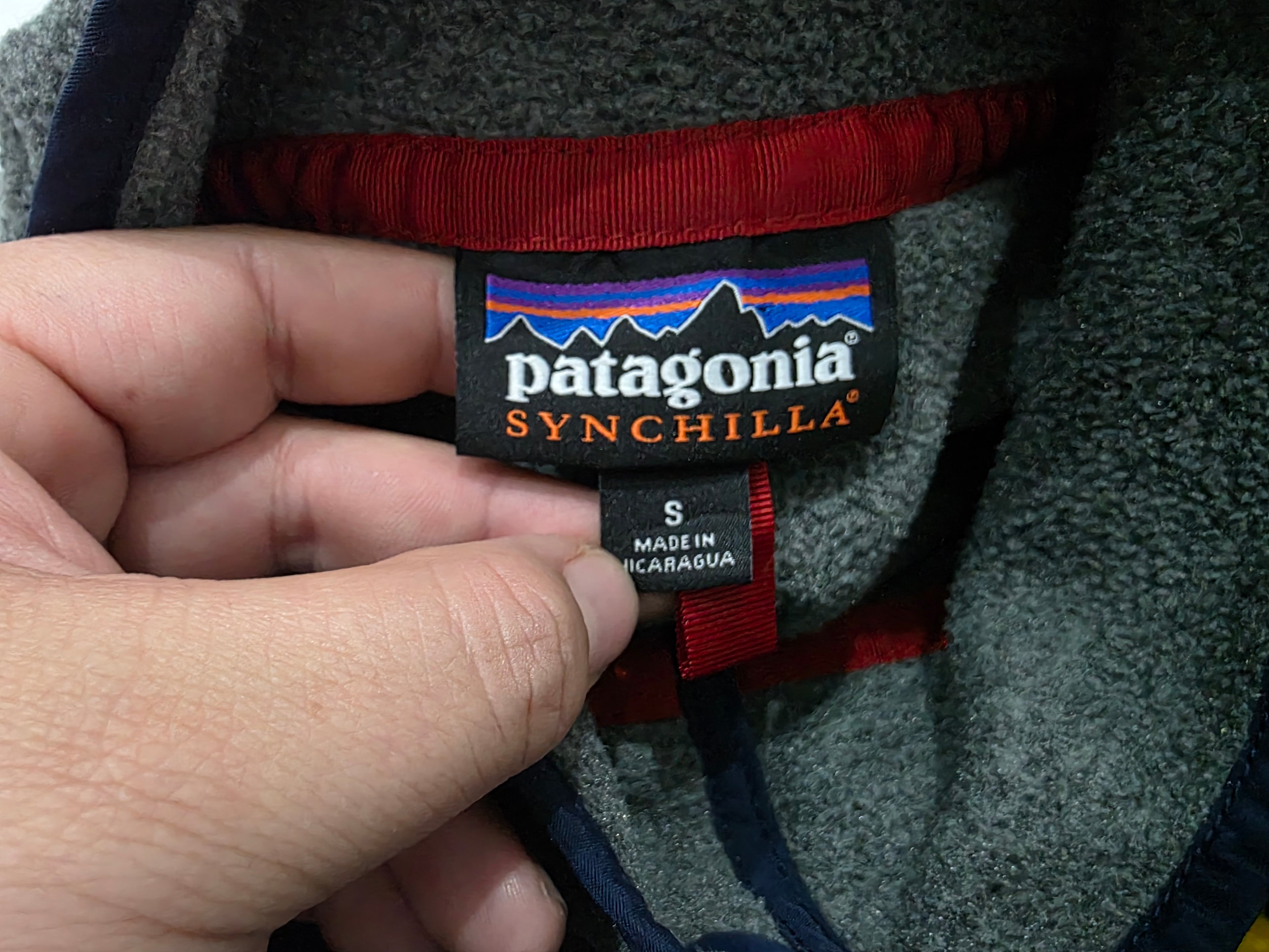 Sudadera Patagonia Synchilla Fleece Talla S Gris Original