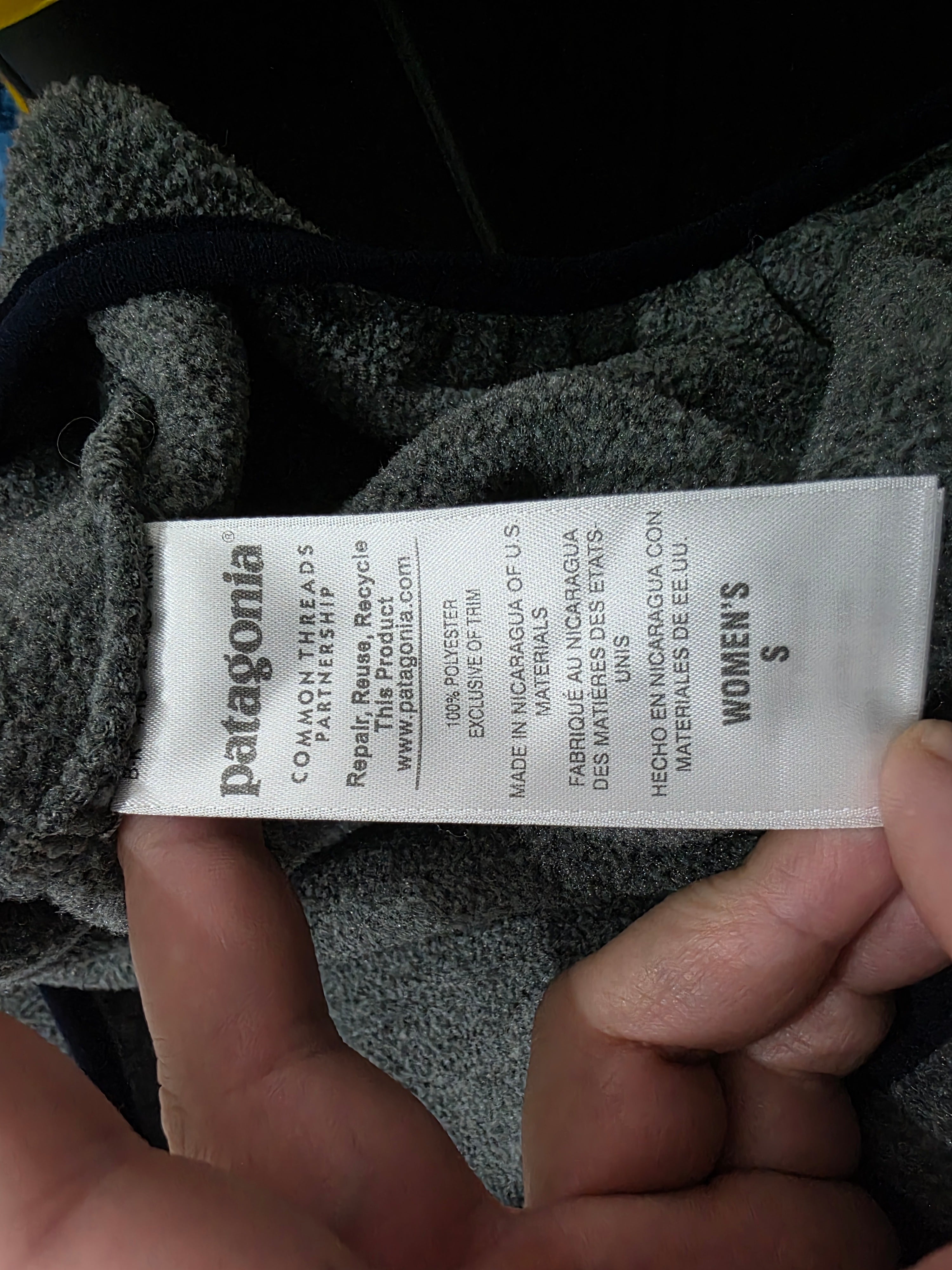 Sudadera Patagonia Synchilla Fleece Talla S Gris Original