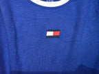 Playera Tommy Hilfiger Sport Chico S Azul Con Blanco