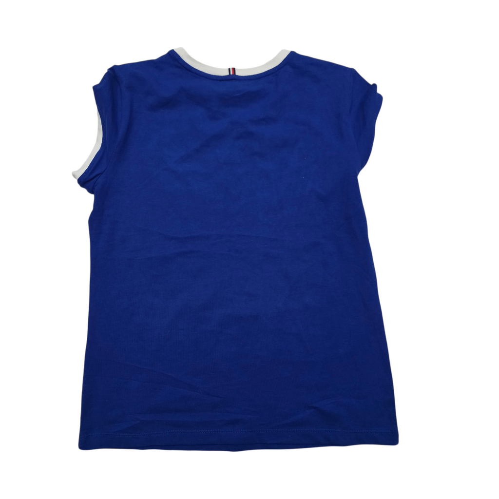 Playera Tommy Hilfiger Sport Chico S Azul Con Blanco