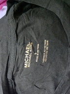Playera Michael Kors Chico S Verde Aros Dorados Manga