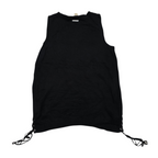 Blusa Michael Kors Chica S Negra Sin Mangas Con Viscose