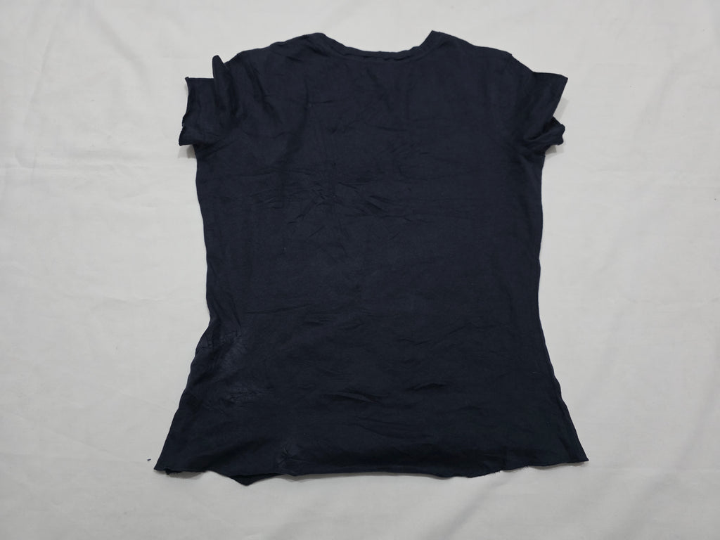 Playera Tommy Hilfiger Chico S Azul Marino Con Brillos