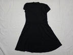 Vestido Negro Lauren Ralph Lauren Mujer Talla12 Con Cinturón