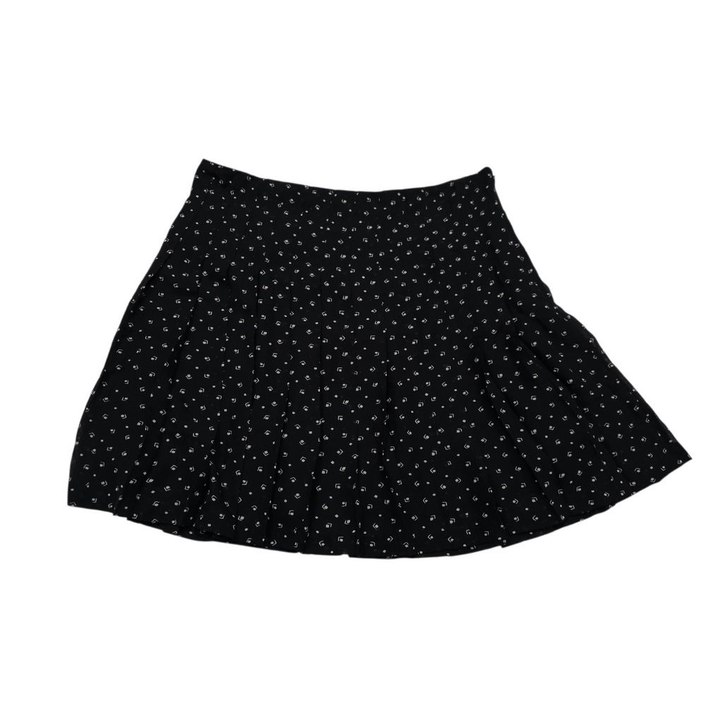 Falda Ralph Lauren Talla 14 De Mujer Color Negro Con Figuras
