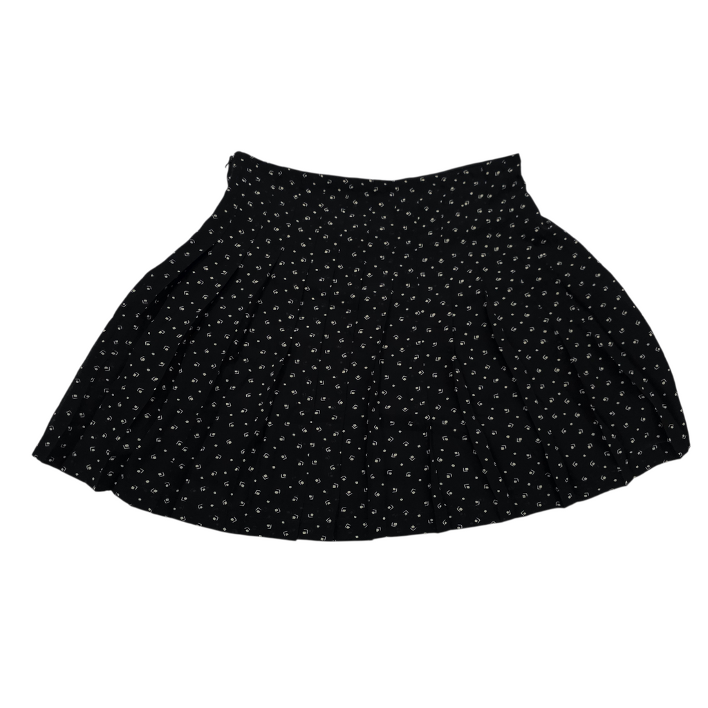 Falda Ralph Lauren Talla 14 De Mujer Color Negro Con Figuras