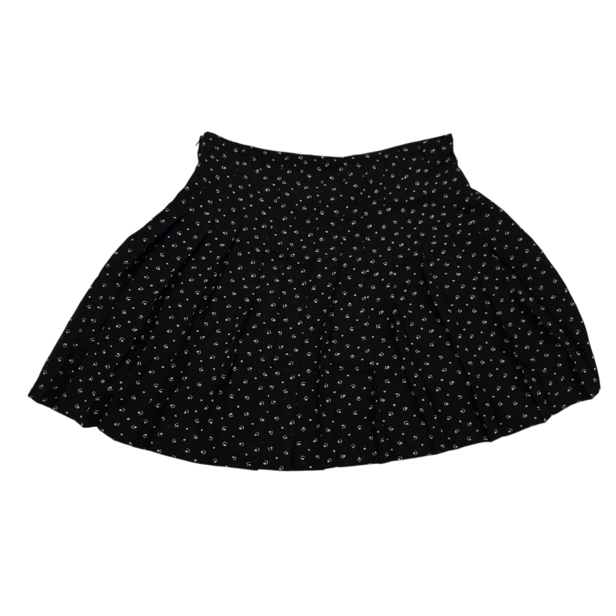 Falda Ralph Lauren Talla 14 De Mujer Color Negro Con Figuras