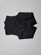Chaleco Ralph Lauren De Mujer Talla Grande De Lana Negro
