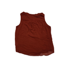 Blusa Tommy Hilfiger D Mujer Con Olanes Xgrande Xl Terracota