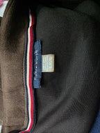 Blazer Tommy Hilfiger De Gamuza Xgrande Xl Café De Mujer