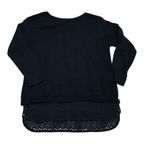 Blusa Armani Exchange Xs Azul Marino Manga Larga De Mujer