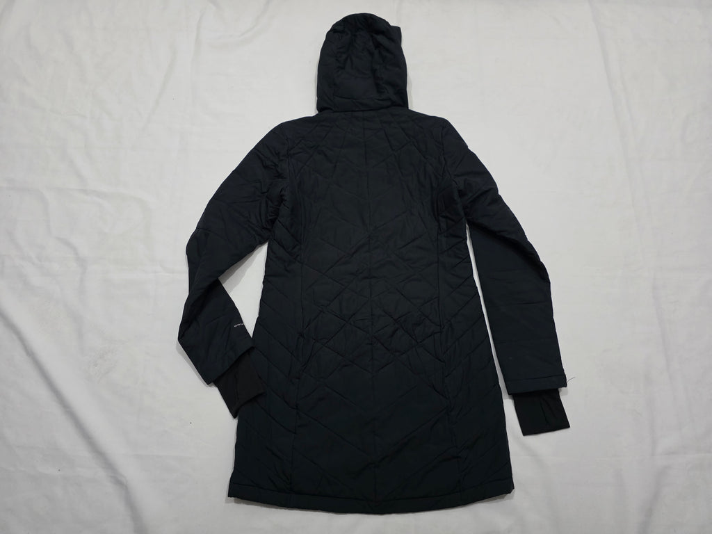 Chamarra Larga Columbia Omniheat Xchica Xs Negro De Mujer